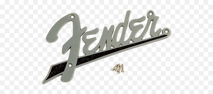 Fender Flat Amp Logo Black 0994095000 - Fender Flat Logo Emoji,Fender Logo