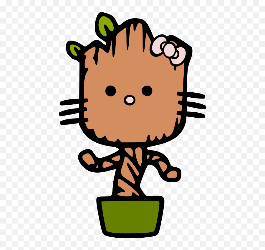 Groot Clipart - Baby Groot Sticker Emoji,Groot Clipart