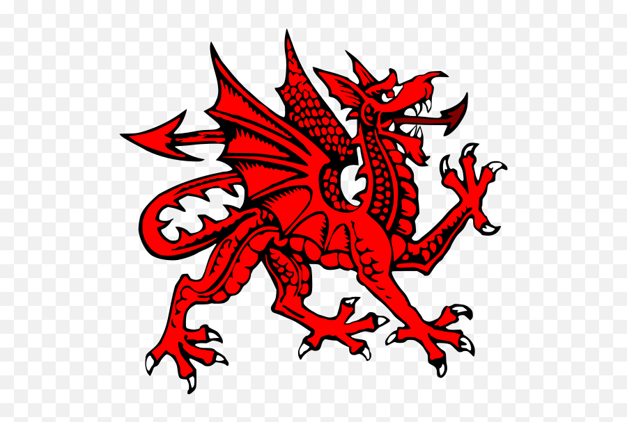 Welsh Dragon Celtic Dragon - Transparent Welsh Dragon Png Emoji,Red Dragon Png