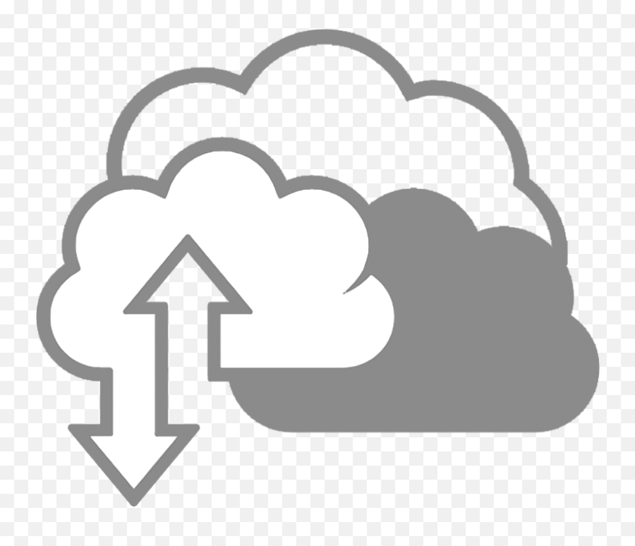 Cloudy Clipart Transparent Png Image - Rain Cloud Clipart Black And White Emoji,Cloud Icon Transparent