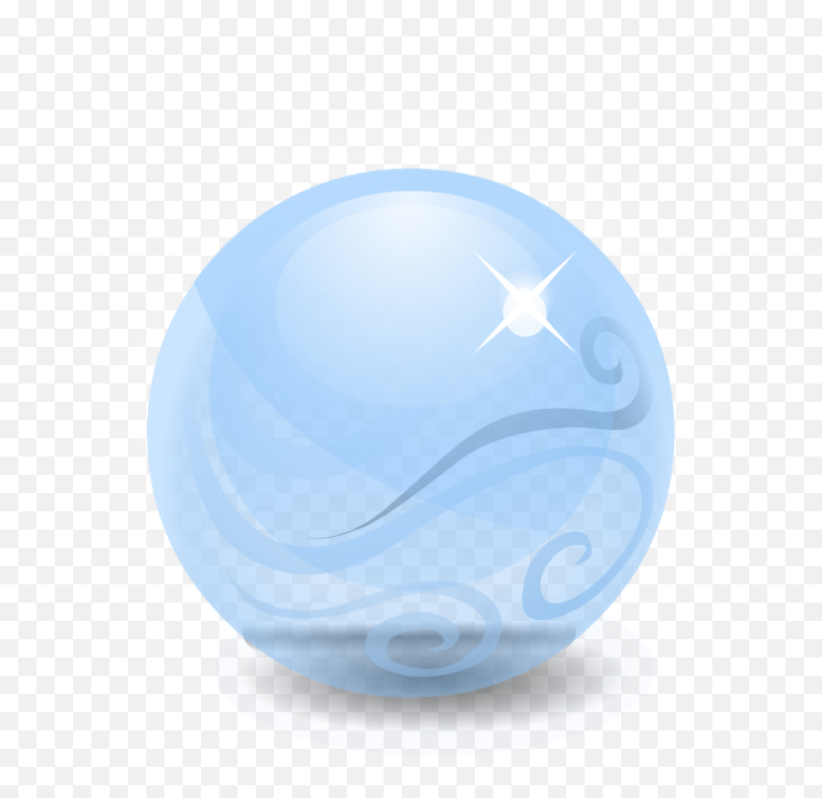 Download Hd Marble Ball Sphere Glass Circle - Clear Marble Emoji,Marble Background Png