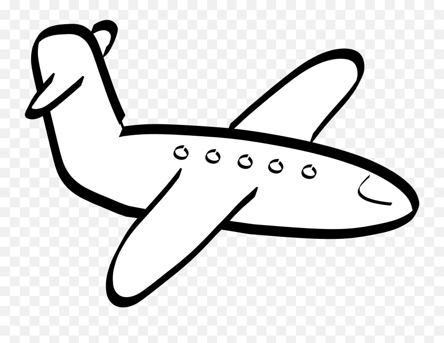 Best Airplane Clipart Black And White 28603 - Clipartioncom Eroplano Clipart Black And White Emoji,Airplane Clipart