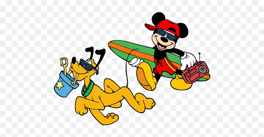Mickey Mouse And Pluto Clipart - Novocomtop Emoji,Pluto Clipart