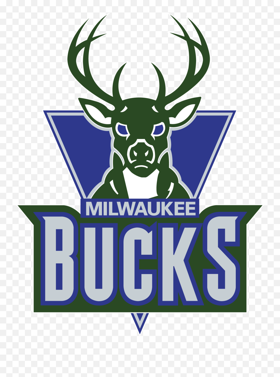 Download Hd Logo Milwaukee Bucks - Old Vs New Nba Logos Emoji,Nba Logos Png
