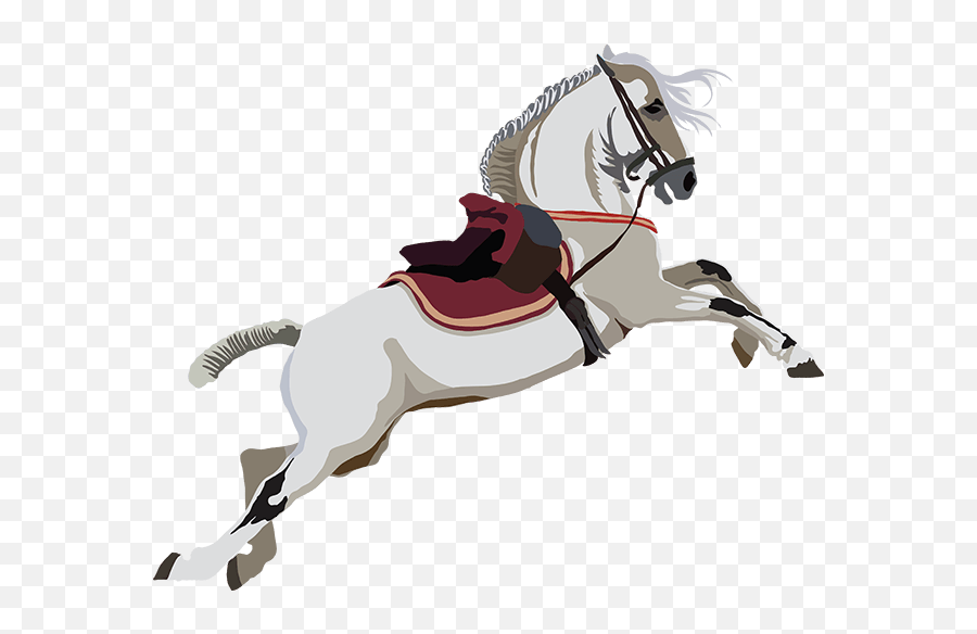 Realistic Horse Art - Horses Arabian Appaloosa By Moments Emoji,Horse Jumping Clipart