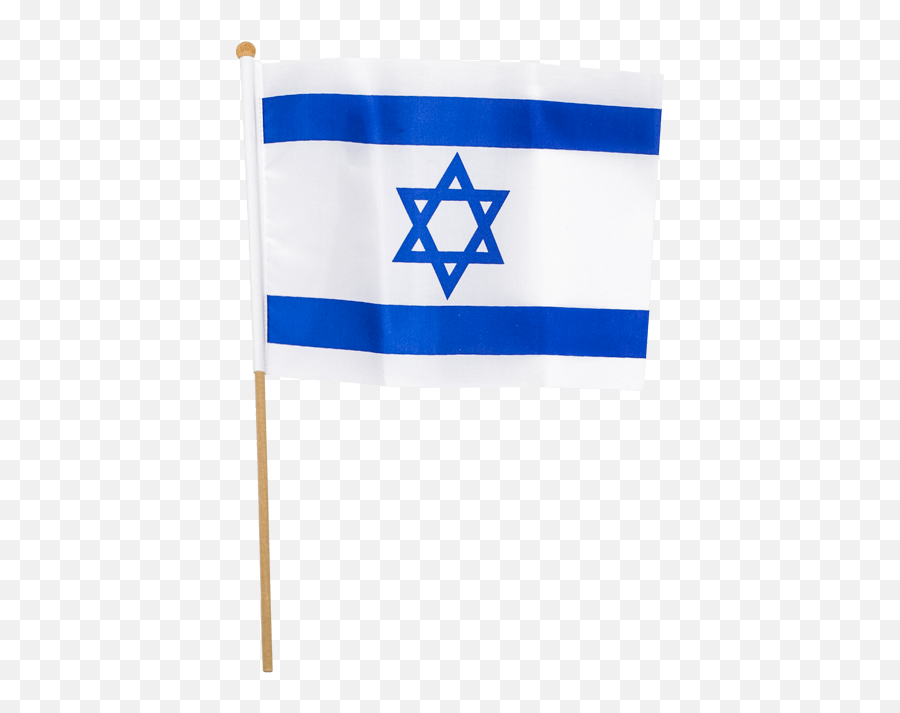 Download Israel Flag With Wooden Stick - Israel Flag With Emoji,Israel Flag Png