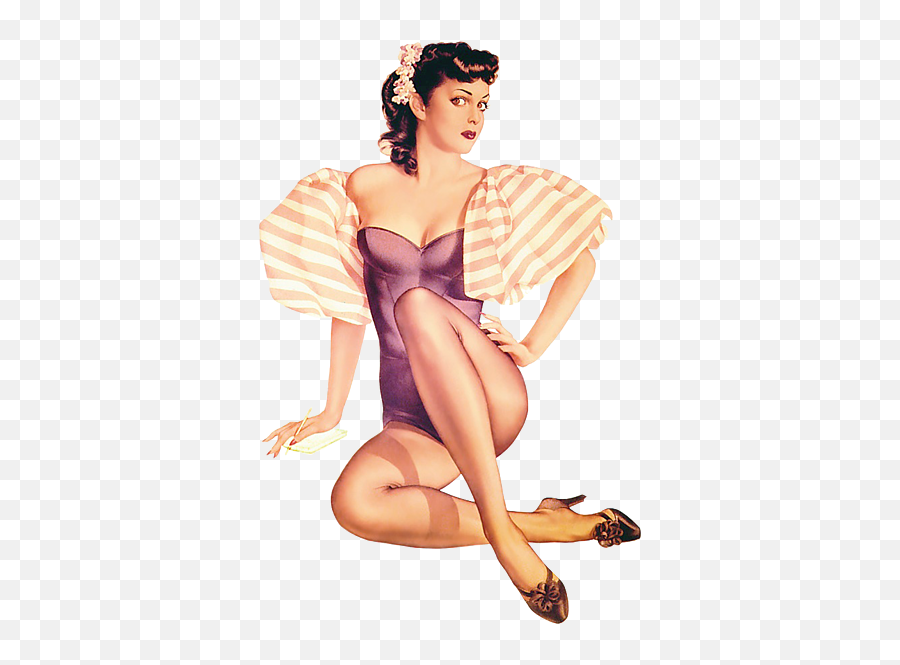 Pinup Girl Brunette Pinups Coffee Mug For Sale By Stacy Emoji,Pin Up Girl Clipart