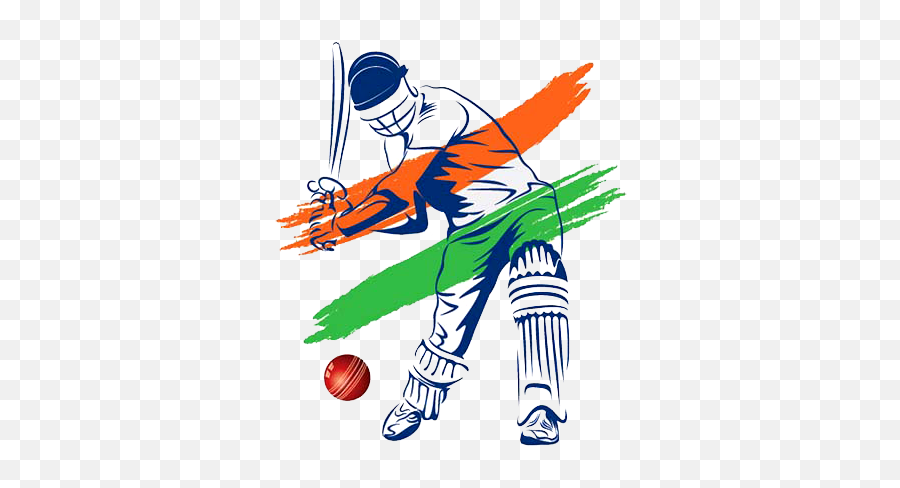 Cricket Batsman Clipart Free For Designer - Cricket Is My Aim Emoji,Cricket Clipart