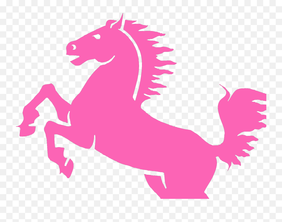 Pink Mustang Clip Art - Nga Vector Emoji,Mustang Clipart