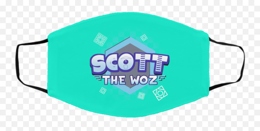 Scott The Woz Logo Face Mask - Plastic Bottle Emoji,Logo Face Mask