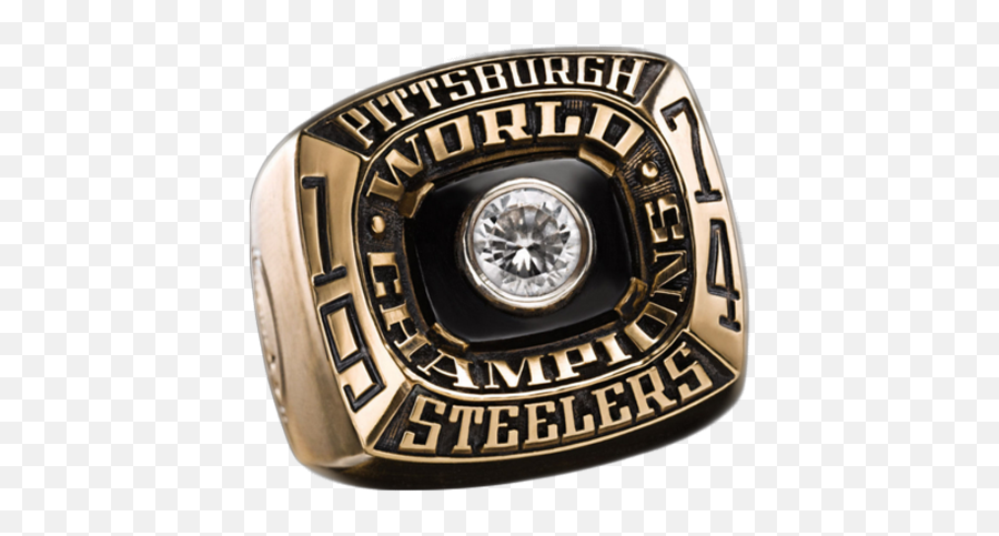 49 Super Bowl Rings 1974 Pittsburgh Steelers - Super Bowl Rings Emoji,Pittsburgh Steelers Logo