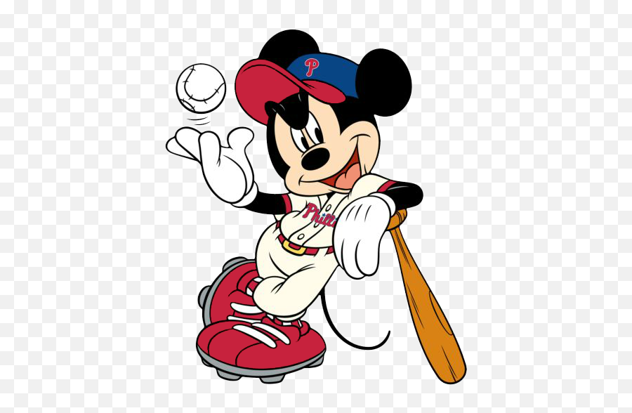 Mickey Sports Clipart - Clipart Best Clipart Best Mickey Mouse Phillies Emoji,Sports Clipart