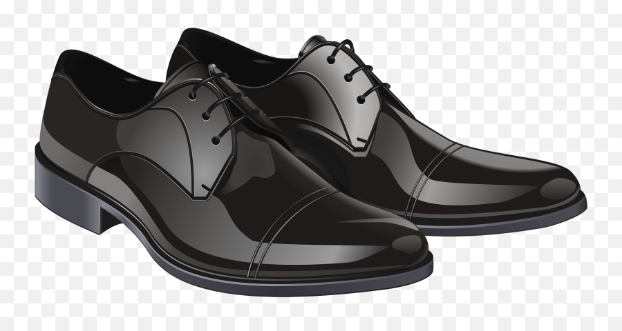 Black Elegant Men Shoes Png Clipart Elegant Man Dress - Black Shoes Clipart Png Emoji,Black Man Clipart