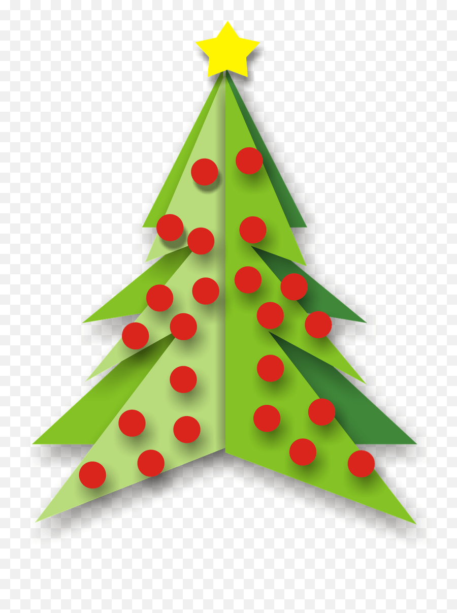 Christmas Tree With Red Balls Clipart - Number Blocks 4 Christmas Emoji,Balls Clipart