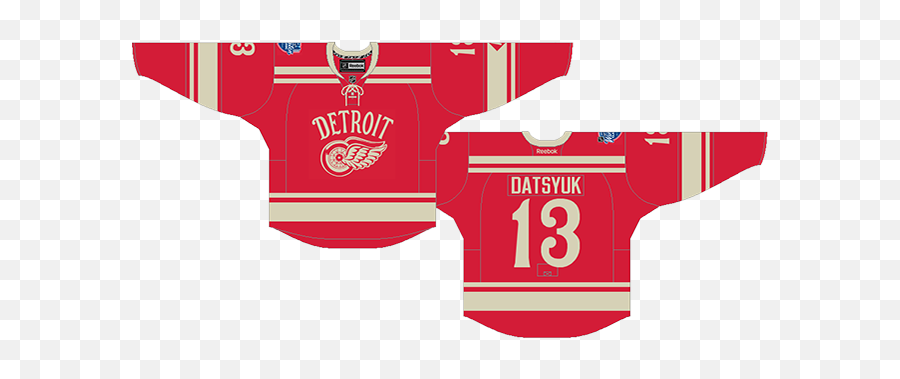 Detroit Red Wings Heritage Classic Jersey - Red Wings Old Jersey D Emoji,Redwings Logo