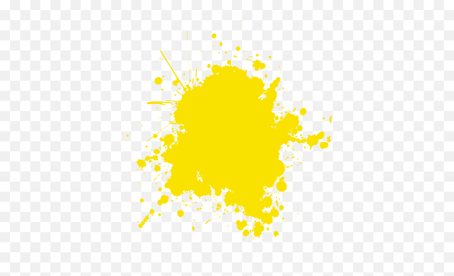 Yellow Paint Splatter Transparent - Birthday Black Screen Template Emoji,Paint Splatter Transparent