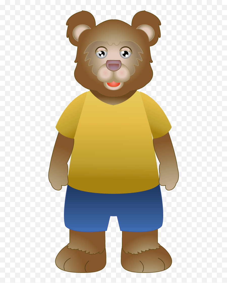 Three Bears Clipart - Goldilocks Baby Bear Clipart Emoji,Bears Clipart