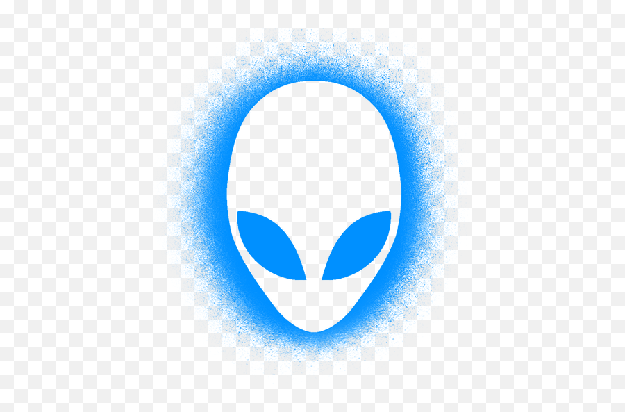Alienware Logo Spray Paint - Dell Alienware White Logo Png Emoji,Alienware Logo