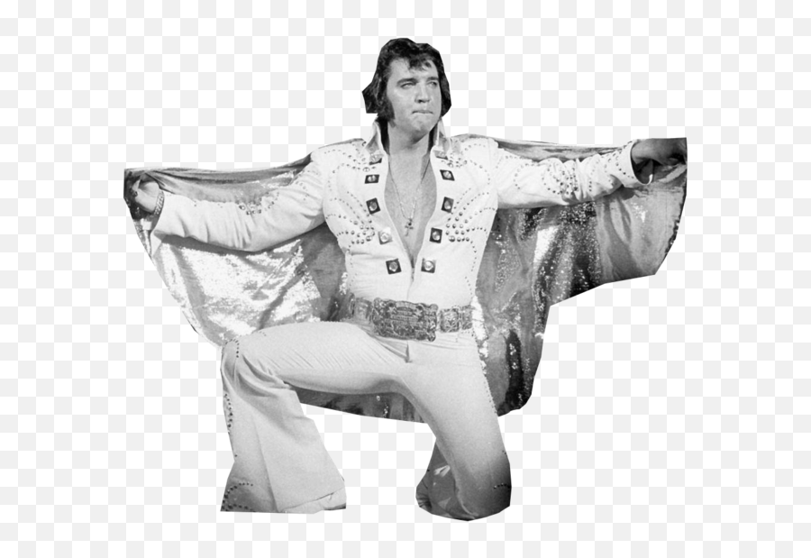 Cliparts - Elvis Presley Con Traje Blanco Emoji,Elvis Presley Clipart