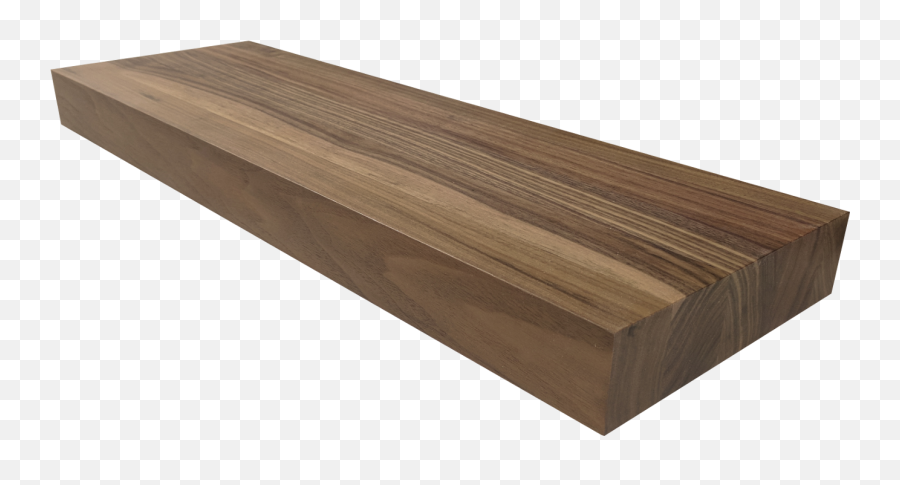 Solid Hardwood - Wood Look Floating Shelf Hd Png Download Walnut Butcher Block Shelves Emoji,Shelf Png