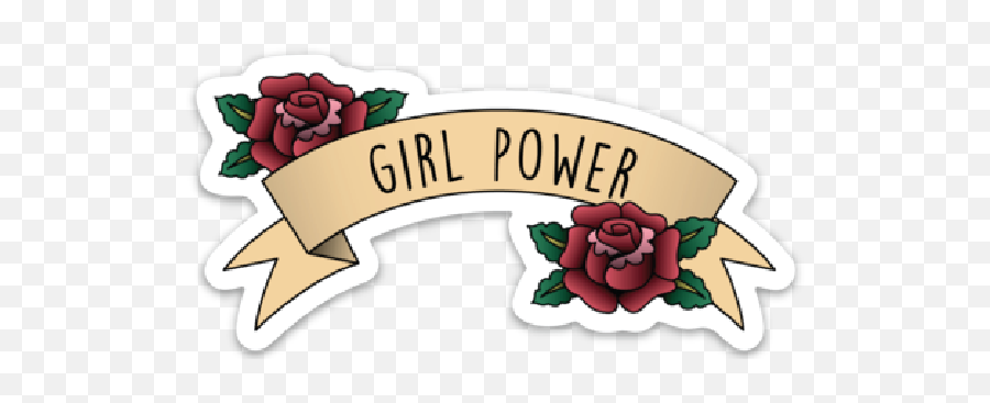 Girl Power Sticker By Taylor Huggins Media - Hybrid Tea Rose Emoji,Girl Power Clipart