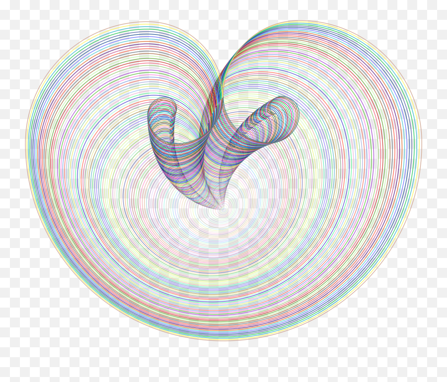 Golden Ratio Heart Line Art - Openclipart Emoji,Heart Line Png