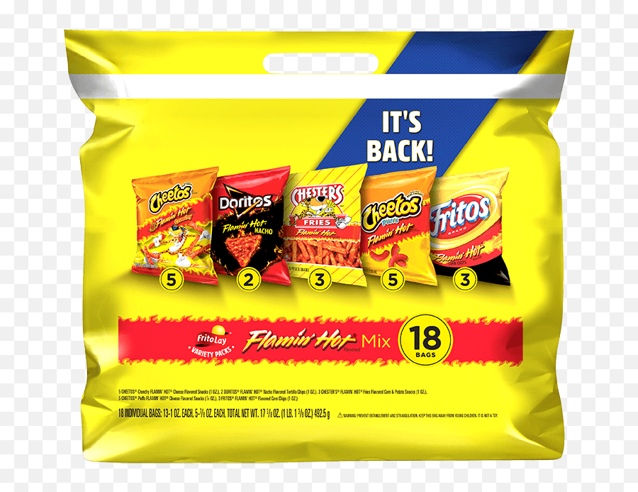 Frito - Lay Flaminu0027 Hot Mix Variety Pack Variety Packs Emoji,Frito Logo