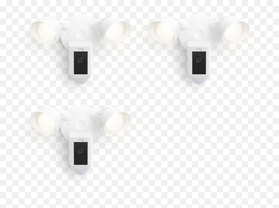 3 - Pack Floodlight Cam Wired Plus U2013 Ring Emoji,Audifonos Png
