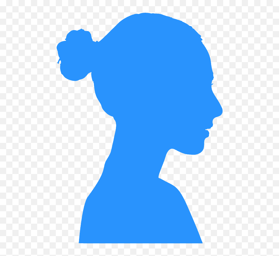 Woman Profile Silhouette - Free Vector Silhouettes Creazilla Emoji,Woman Head Silhouette Png