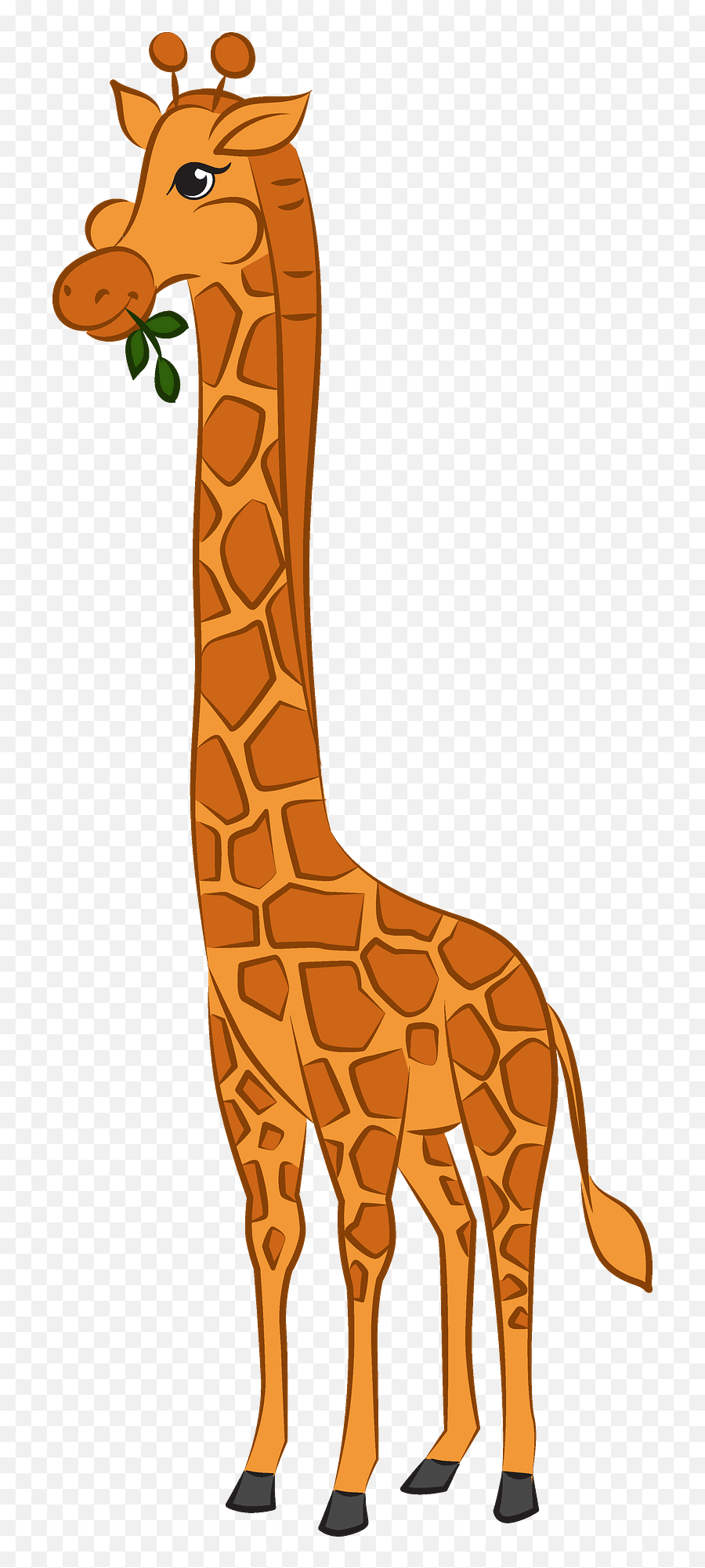 Giraffe Clipart - Northern Giraffe Emoji,Giraffe Clipart