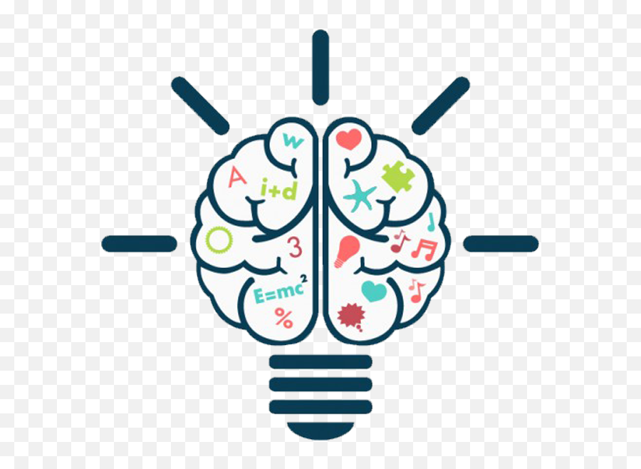 Brain Food Clipart - Math Brain Png Transparent Cartoon Math Brain Png Emoji,Brain Clipart Png