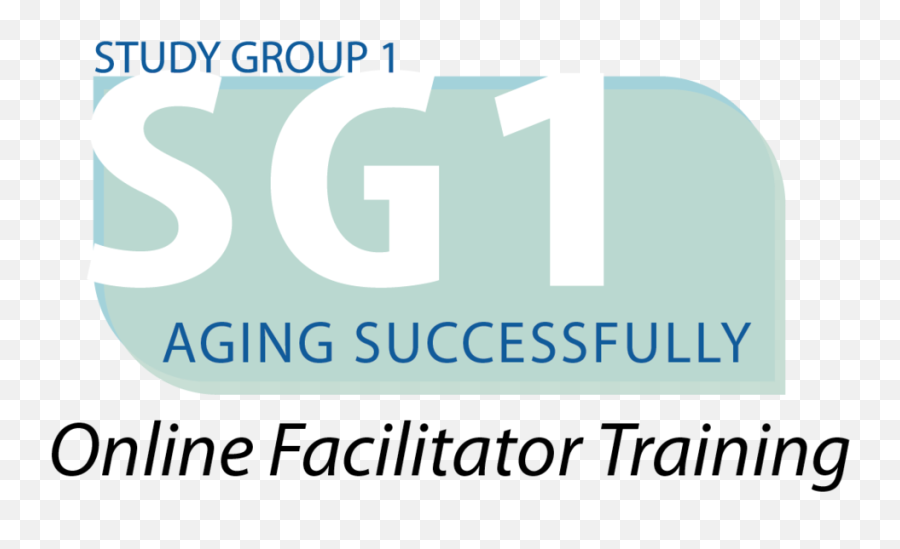 Study Group 1 Aging Successfully Online Facilitator - Language Emoji,Sg Logo
