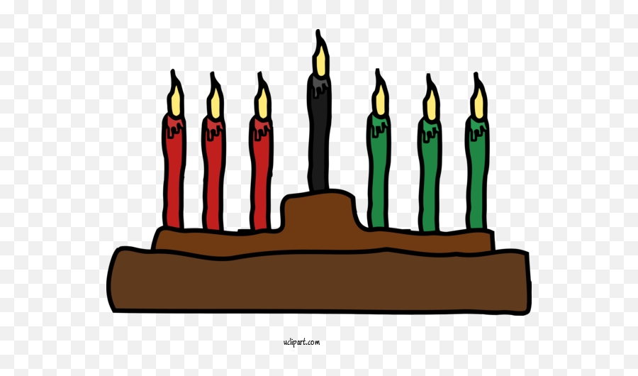 Holidays Candle Lighting For Kwanzaa - Kwanzaa Transparent Clipart Emoji,Kwanzaa Clipart