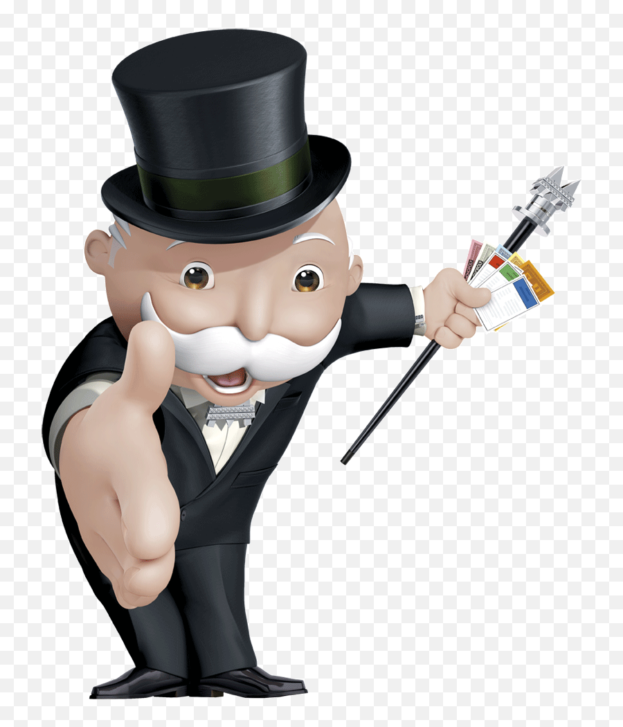 Monopoly Man Transparent Background - Mr Monopoly Png Emoji,Man Transparent Background