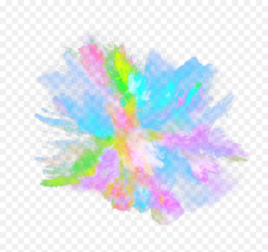 Explosion Dust Glitter Splatter Sticker By Bianca - Colorful Dust Transparent Background Emoji,Dust Overlay Png