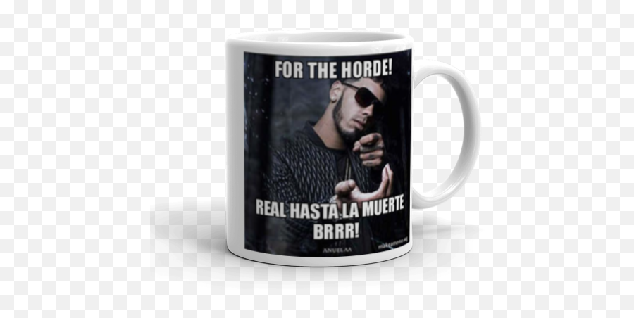 For The Horde Real Hasta La Muerte Brrr Make A Meme - Anuel Karol G Desmotivacion Emoji,Real Hasta La Muerte Logo