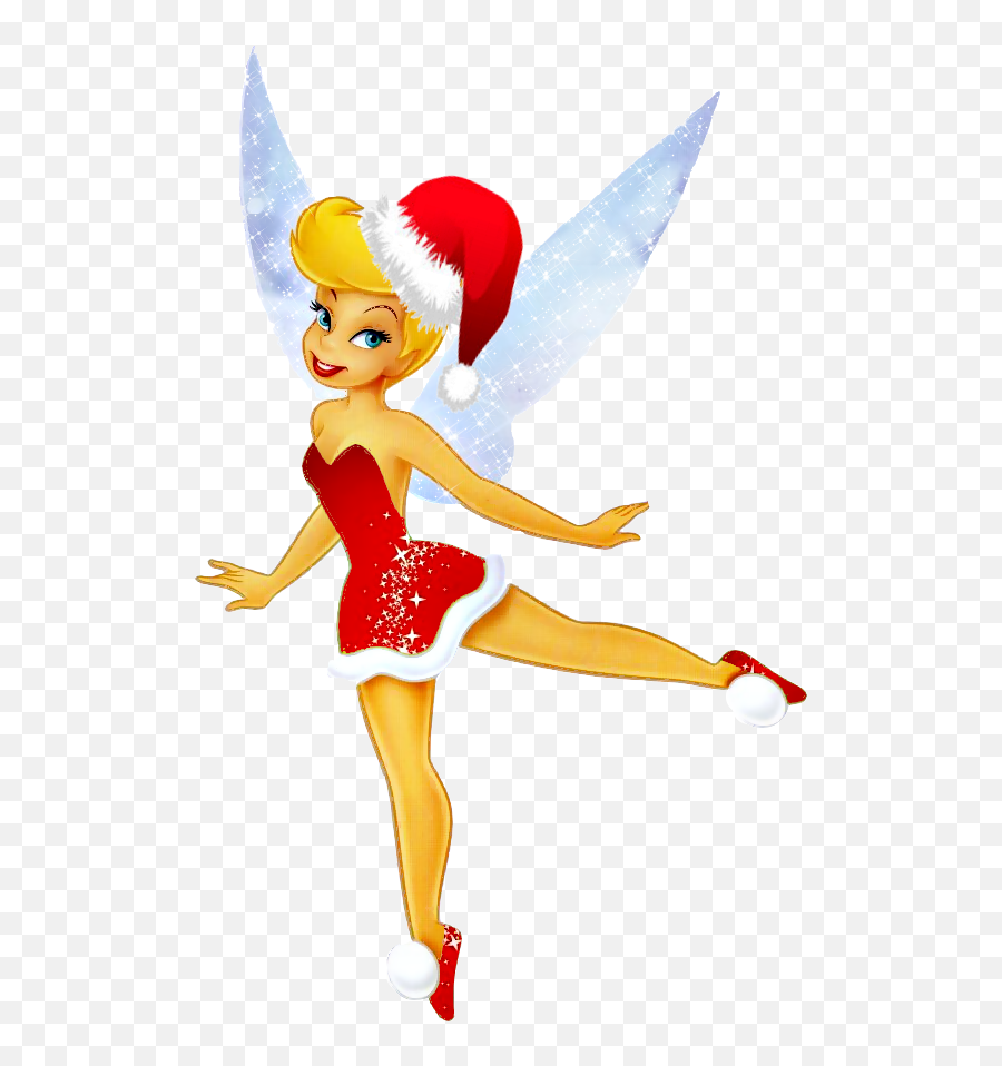 Christmas Tinkerbell Clipart - Merry Christmas Tinkerbell Emoji,Disney Christmas Clipart