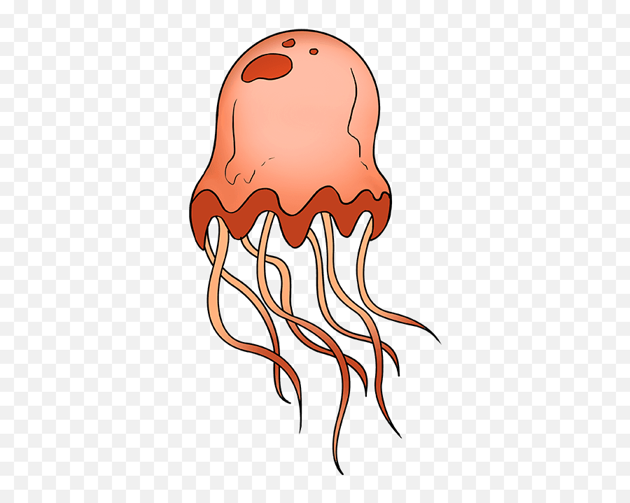 How To Draw Jellyfish Clipart - Full Size Clipart 3036027 Soft Emoji,Jellyfish Clipart