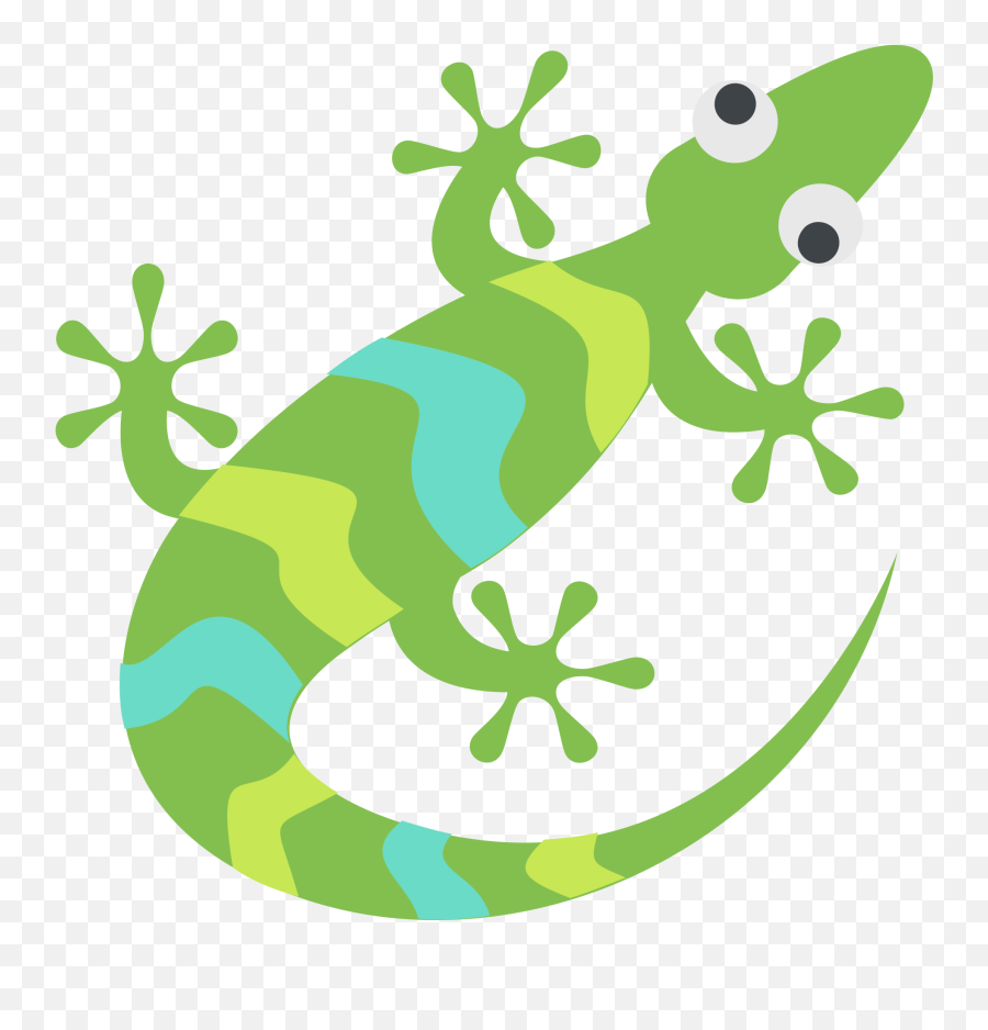 Gecko Clipart Svg Salamander Emoji - Clip Art Library Gecko Clipart Png,Gecko Clipart