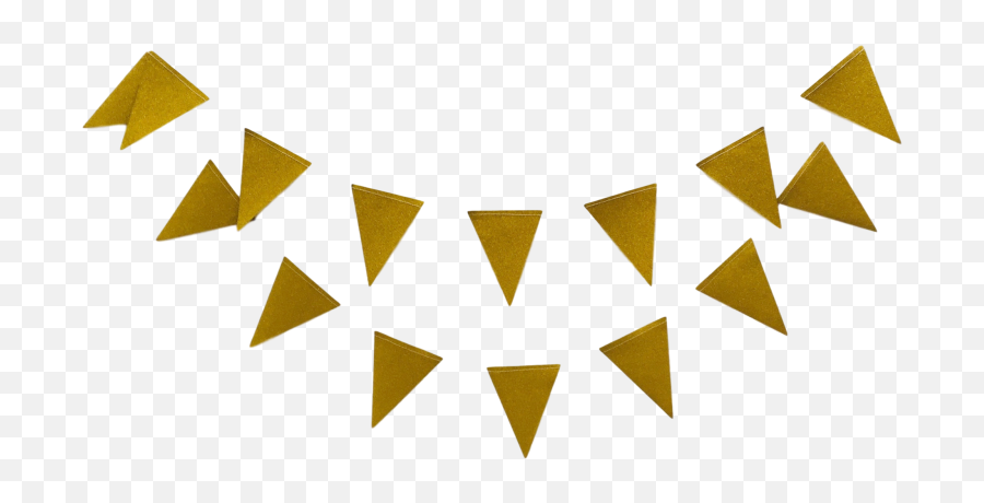 Gold Flag Banner Png Clipart - Transparent Background Gold Flag Banner Emoji,Bachelorette Clipart
