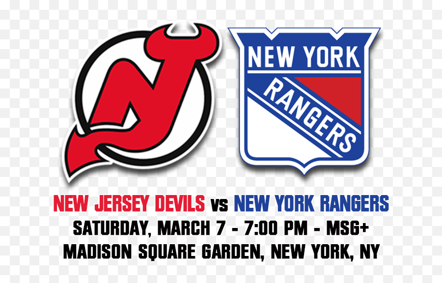 Gdt - Devils Vs Rangers 700 Pm Msg Hfboards Nhl Emoji,New York Rangers Hockey Logo