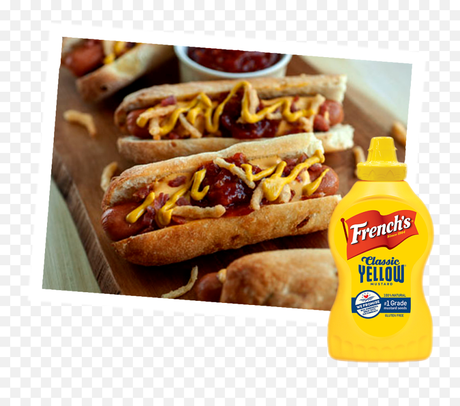 Give Them Americau0027s No1 Hot Sauce U0026 Mustard - Bacon Cheddar Emoji,Hot Dogs Png