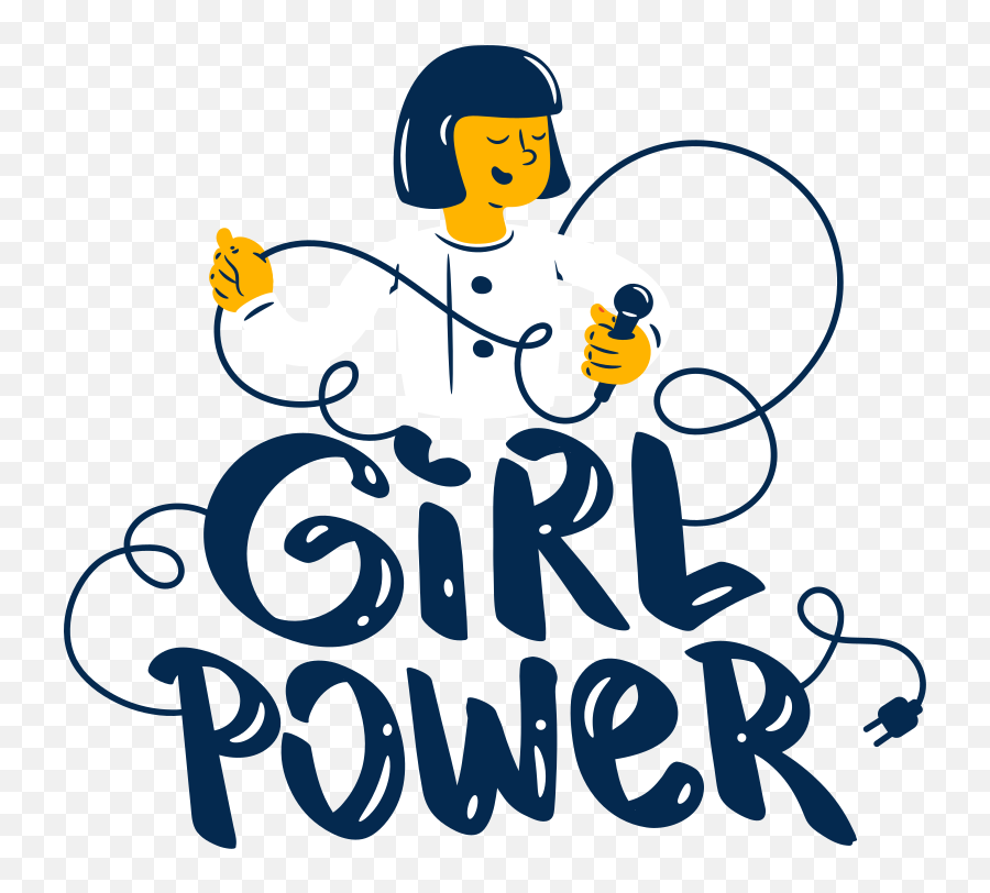 Girl Power Lettering Clipart Illustrations U0026 Images In Png Emoji,Girl Power Clipart