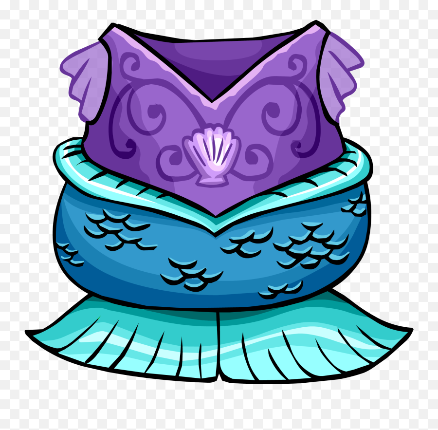 Mermaid Costume - Club Penguin Mermaid Tail Clipart Full Club Penguin Mermaid Clipart Emoji,Mermaid Tail Clipart
