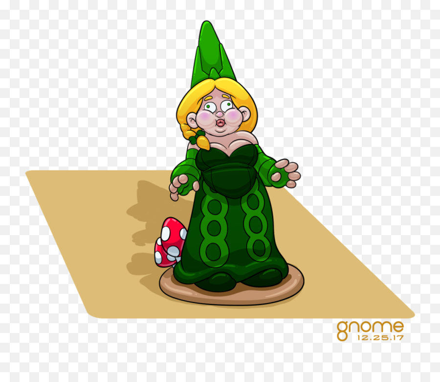 Gnome For The Holidays By Gnome - Oo Comics 1024x1094 Christmas Elf Emoji,Gnome Clipart
