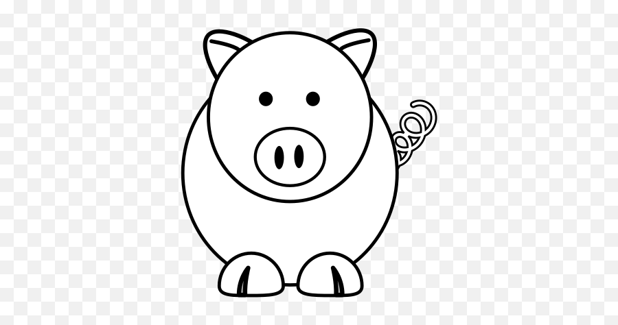 Cartoon Pig Clipart Emoji,Show Pig Clipart