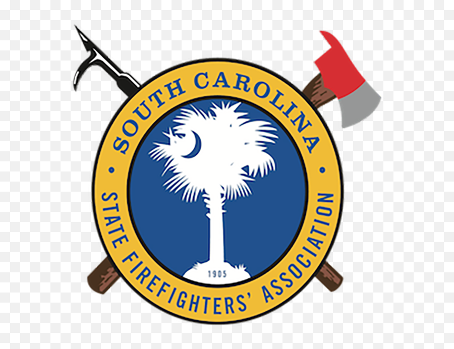 South Carolina Firefighteru0027s Association And Sc Firefighter Emoji,Two Palm Trees Logo