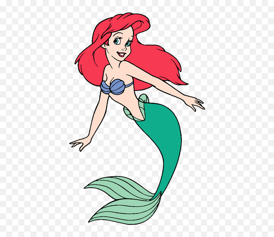 Free Disney Mermaid Cliparts Download - Ariel Little Mermaid Clip Art Emoji,Mermaid Clipart