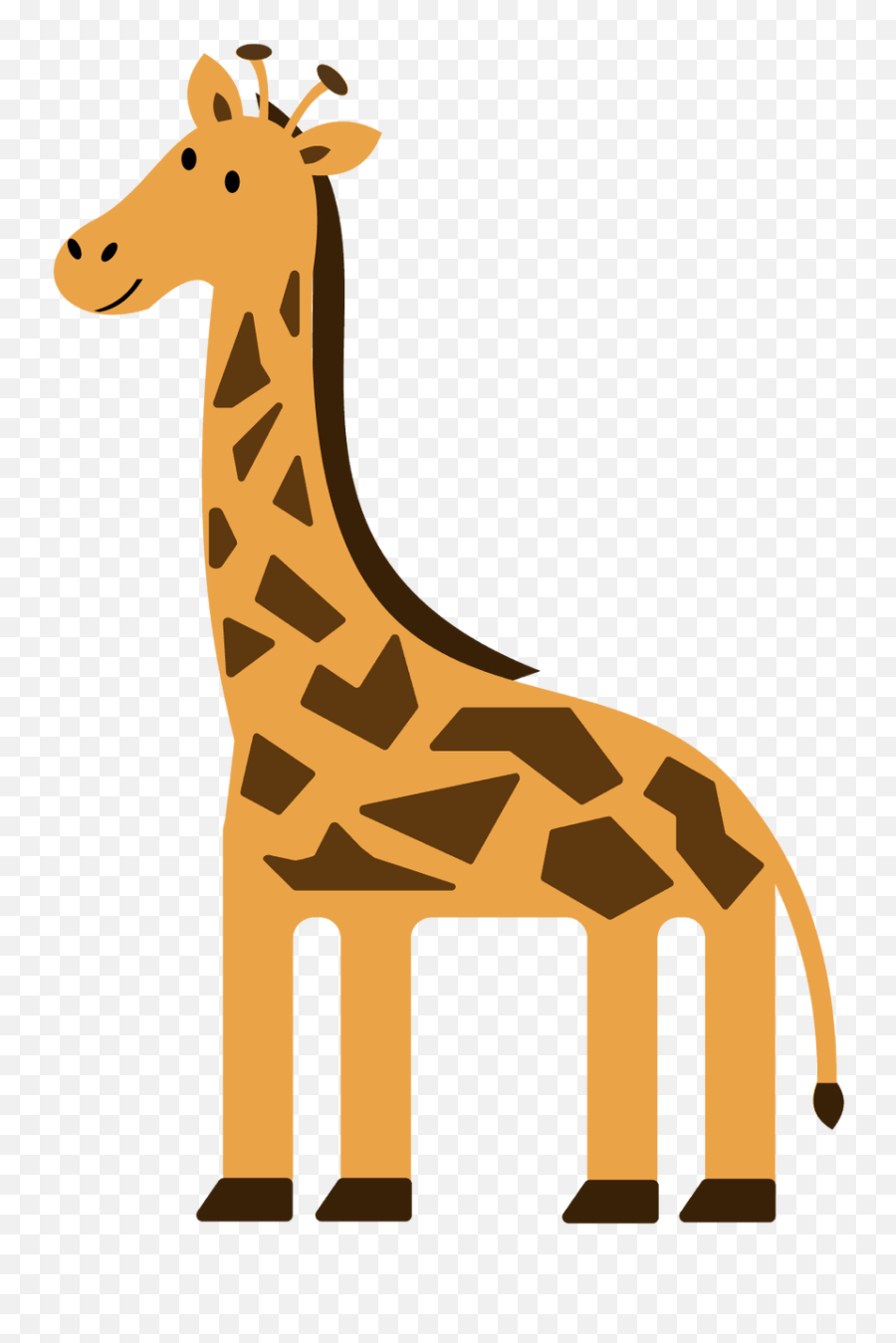 Giraffe Clipart 91 - Giraffe Zoo Animals Clipart Emoji,Giraffe Clipart