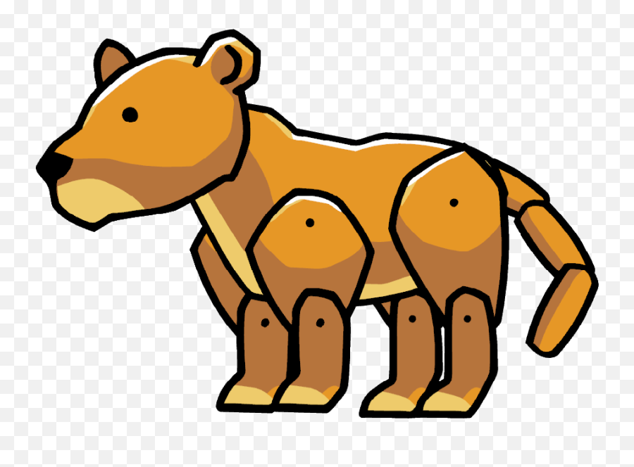 Lioness - Scribblenauts Lion Emoji,Lioness Png